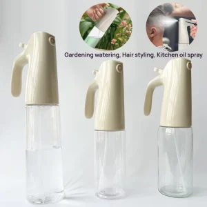 200ml 300ml Plastic and Glass Refillable Spray Bottles for Household, Plants, and Personal Care