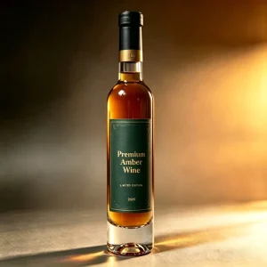 200ml 375ml Clear Glass Wine Bottle with Custom Label and Cap for Liquor, Tequila, and Vodka