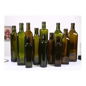200ml 500ml 750ml 1000ml Green Clear Brown Olive Oil Cooking Empty Little Small Oil Glass Bottles