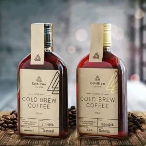 200ml Cold Brew Coffee Glass Bottle with Lid