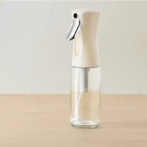 200ml Continuous Atomization Glass Oil Sprayer Food Grade Fine Mist Spray Glass Bottle for Kitchen Use