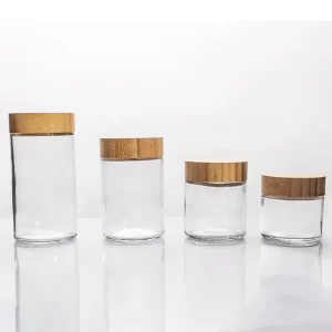 200ml Crystal Glass Mason Jar for Caviar, Jam, Cake, and Yogurt