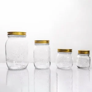 200ml Square Salt Spice Seasoning Glass Jar with Bamboo Plastic Lid