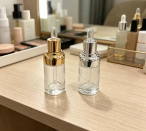 20ML Essential Oil Bottle 30ML Essential Oil Bottle 50ml Transparent Glass Skin Care Perfume Oil Bottles with Dropper