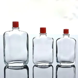 20ml 25ml 30ml 50ml Clear Glass Wind Oil Bottle for Safflower and Medicated Oil