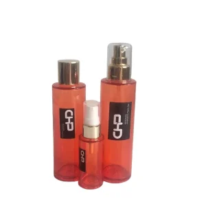 20ml 30ml 120ml 150ml Red PETG Empty Cosmetic Pump Sprayer Bottle with Screen Printing for Skincare & Facial Cleanser