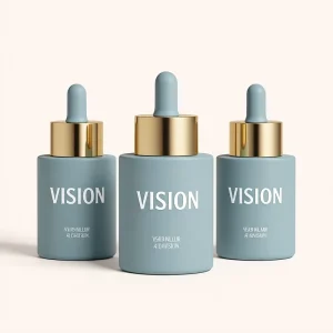 20ml 30ml 40ml 50ml 60ml 80ml 100ml Colorful Frosted Glass Serum Dropper Bottles