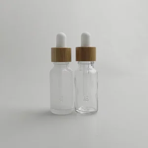 20ml 30ml 50ml Dropper Bottles Essential Oil and Emulsion Cosmetic Bottles Transparent and High End