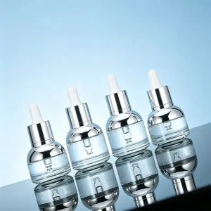 20ml 30ml Empty Serum Glass Dropper Bottle Custom Color Printing Skincare Essential Oil Glass Bottle with Dropper