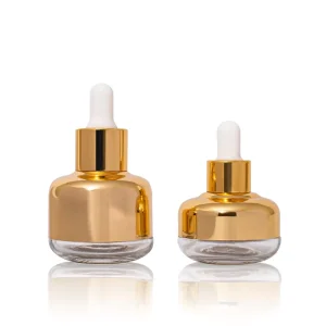 20ml 30ml Glass Cosmetic Bottle with Dropper for Liquid Makeup Foundation Primer Essence Packaging