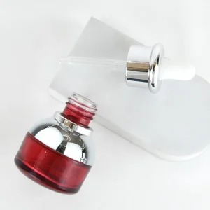 20ml 30ml Lady-Shaped Dropper Bottle with Pipettes for Cosmetic Packaging