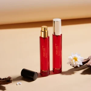 20ml Round Glass Travel Perfume Bottle Empty Fine Mist with Aluminum Sprayer
