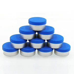 20mm Blue Pharmaceutical Plastic-Aluminum Flip-Off Caps for Glass Vials