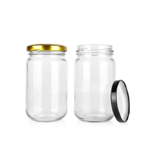 220ml Glass Jar with Well Sealed Logo Printed Lug Cap Jam Sauce Pudding Bird’s Nest and Peanut Butter for Canned Food