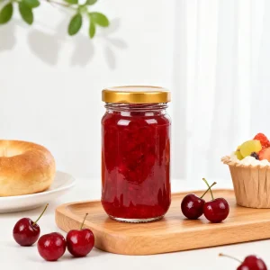 235ml 8oz Lead-Free Glass Food Canning Jars with Lids for Jam Chili Oil Mayonnaise Honey and Cocoa
