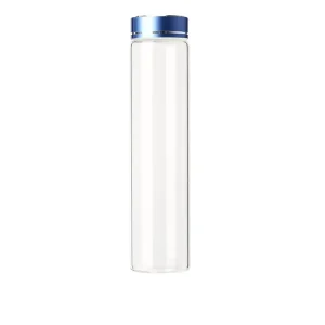 240ml Clear Glass Food Storage Jar with Aluminum Lid, Moisture-Proof