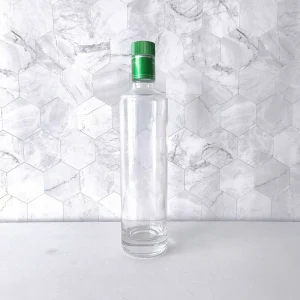 250 ml 500 ml Glass Oil Bottle with Dispenser Round Sauce Bottle