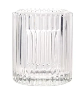 250 ml White Thick Frosted Glass Candle Jar with Lid