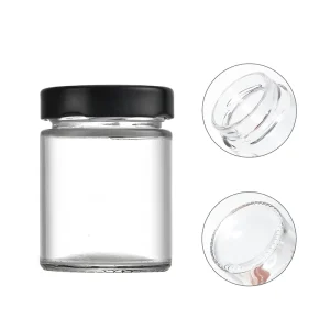 250ml 350ml 500ml Clear Glass Mason Storage Jars for Dried Fruit Pickles and Grains
