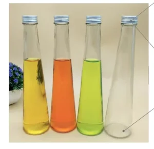 250ml 350ml Glass Drink Bottle Jar for Liquor and Beverage Packaging