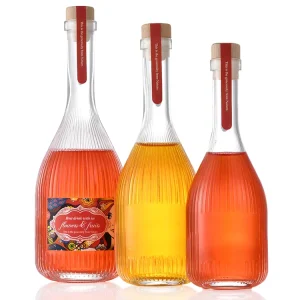 250ml 360ml 500ml Glass Liquor Juice and Wine Bottles