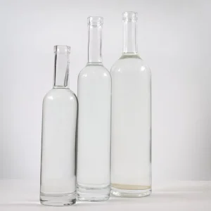 250ml 375ml 500ml 700ml 750ml 1000ml Glass Liquor Bottles for Gin Whisky Vodka and Spirits