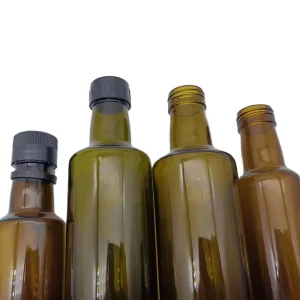 250ml 500ml 750ml 1000ml Glass Olive Oil Bottles with White Brown or Green Screw Caps