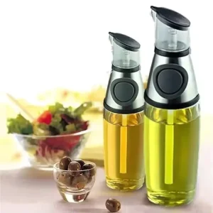 250ml 500ml Clear Glass Oil and Vinegar Dispenser with Scale and Measuring Pourer