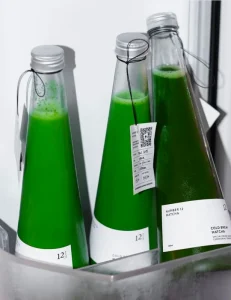 250ml & 500ml Glass Beverage Bottles Nordic Style Conical Bottles for Iced Coffee Milk Tea Juice Fruit Wine and Liquor