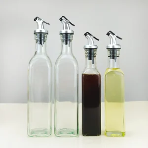250ml 500ml Glass Oil and Vinegar Bottle Sauce Cruet