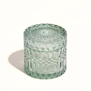 250ml Empty Glass Candle Jars with Custom Laser Engraved Logo Private Label Candle Containers for Christmas Easter