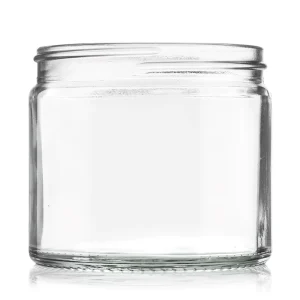 250ml Flint Glass Cream Jar with 83mm Screw Finish
