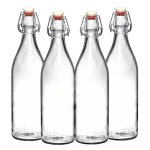 250ml Reusable Glass Bottle With Ceramic Swing-Top Stopper