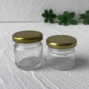 25ml 30ml 50ml Free Samples Mini Honey Glass Jar Jam Packaging Container for Food