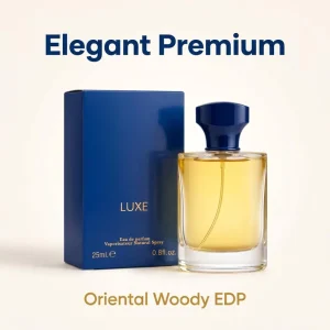 25ml LUXE Unisex Oriental Woody Eau De Parfum Natural Fine Mist Portable EDP Perfume for Men and Women