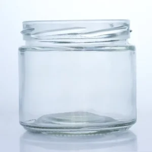 280ml Food-Grade Glass Jar with Screw Lid and Wide Mouth