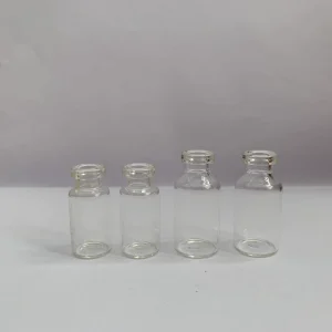 2ml 30ml Clear Low Borosilicate Glass Tubular Injection Vials with Screen Printing and Rubber Stopper