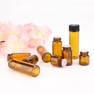 2ml 3ml 5ml 10ml Custom Empty Round Mini Bottle Small Medical Glass Tube Pill Packaging Amber Glass Vials With Screw Cap