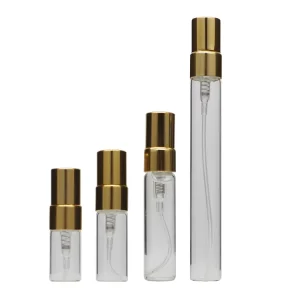 2ml 3ml 5ml 10ml Mini Empty Clear Round Spray Bottle Refillable Glass Perfume Sample Atomizer Tester