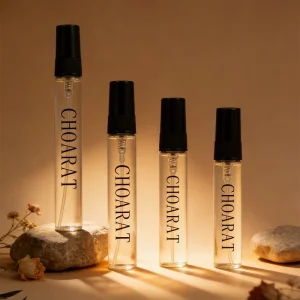 2ml 3ml 5ml 10ml Small Glass Travel Sample Perfume Bottles with Spray Pump