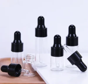 2ml 3ml 5ml clear Glass Dropper Bottle for Essential Oil
