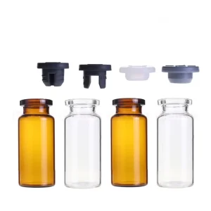 2ml 5ml 10ml Eco-Friendly Pharmaceutical Glass Vials and Bottles with Aluminum Lid for Skin Care