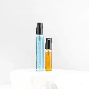 2ml Mini Glass Perfume Tester Pump Sprayer with Aluminum Lid