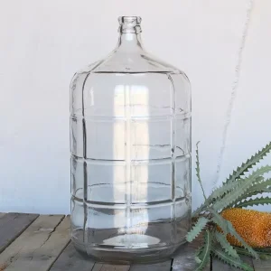 3 5 6 Gallon Large Capacity Clear Glass Water Storage Jar Glass Bucket Container Small Mouth Fat Belly Glass Vase