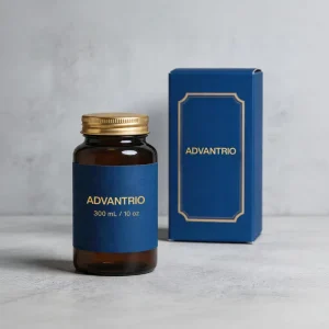 300ml 10oz Amber Glass Pill Bottle with Wide Mouth for Tablet and Capsule Storage