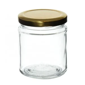 300ml Round Canned Food Glass Jar Mayonnaise Jam Honey Storage Jar Wide Mouth Glass Pickle Canning Jar with Tin Lid