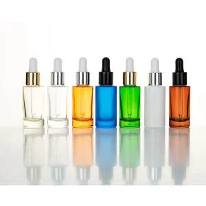 30ML Frosted Perfume Glass Bottle With Dropper Cap