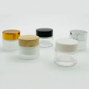 30g 50g Cosmetic Packaging Glass Jar for Face Cream
