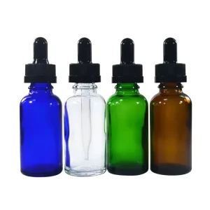 30ml 1oz Glass Eye Dropper Bottles for Essential Oils Lid and Bottle