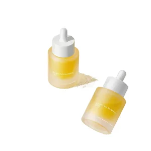 30ml 20ml 50ml 80ml Flat Shoulder Cylinder Essential Oil Serum Bottle Empty Glass Bottle with Dropper Sealing